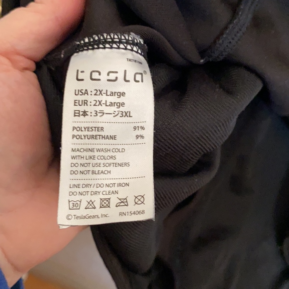 Tesla men’s 2X hoodie sweatshirt black EUC - Picture 5 of 5